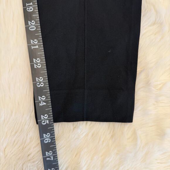 Chloe Black Straight Leg Ankle Silk Pants 36 (Size 4) - Picture 9 of 12